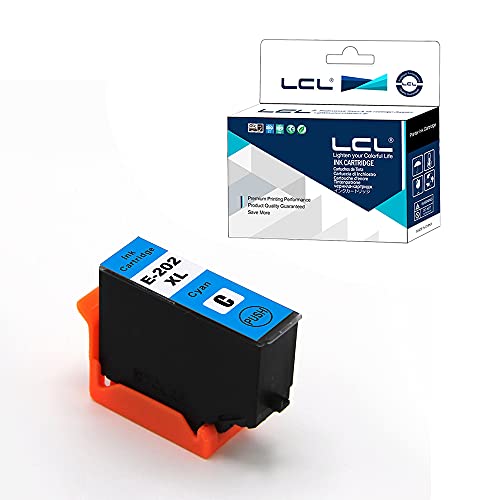 LCL Kompatibel Tintenpatrone 202 202XL C13T02H24010 (1 Cyan) Ersatz für Epson Expression Premium XP-6000 XP-6005 von LCL