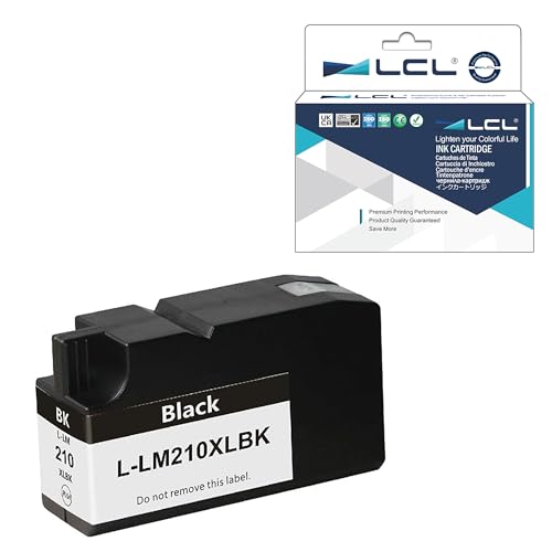 LCL Kompatibel Tintenpatrone 210XL (1Schwarz) Ersatz für Lexmark OfficeEdge Pro4000c Pro4000 Pro5500 Pro5500t von LCL