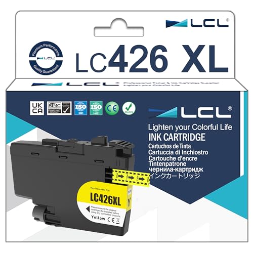 LCL Kompatibel Tintenpatrone 5000pages LC-426 LC426 XL LC426XL LC-426XLY LC426XLY (Gelb) Kompatibel für Brother MFC-J4335DW MFC-J4340DW MFC-J4535DW MFC-J4540DW MFC-J4540DWXL von LCL