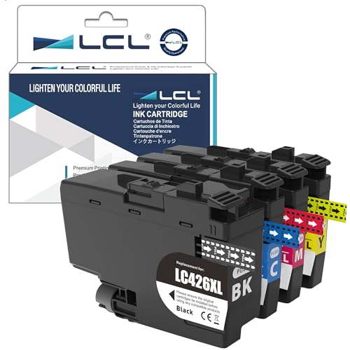 LCL Kompatibel Tintenpatrone 6000+3 * 5000pages LC-426 LC426 XL LC426XL LC426BK LC-426XLBK LC-426XLC LC-426XLM LC-426XLY (KCMY) Kompatibel für BROTHER MFC-J4335DW MFC-J4340DW MFC-J4535DW MFC-J4540DWXL von LCL