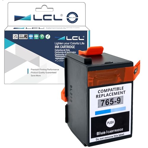 LCL Kompatibel Tintenpatrone 765-9 Blue (1 Blau) Ersatz für Pitney Bowes DM300C DM400C DM425C-ML DM425C-MM DM450C DM475C 3C00 4C00 5C00 6C00 von LCL