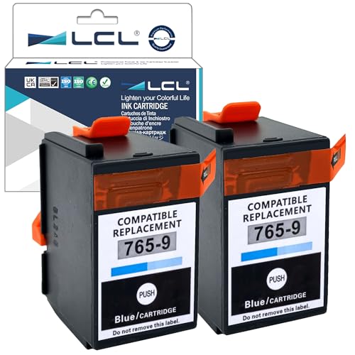 LCL Kompatibel Tintenpatrone 765-9 Blue (2 Blau) Ersatz für Pitney Bowes DM300C DM400C DM425C-ML DM425C-MM DM450C DM475C 3C00 4C00 5C00 6C00 von LCL