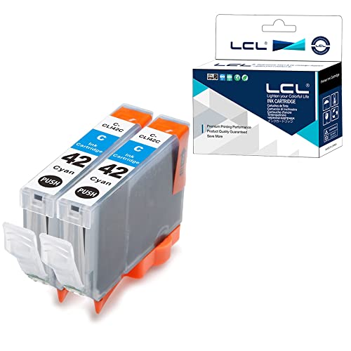 LCL Kompatibel Tintenpatrone CLI42 CLI-42 CLI-42C (2 Cyan) Ersatz für Canon PIXMA Pro-100 Pro-100S von LCL