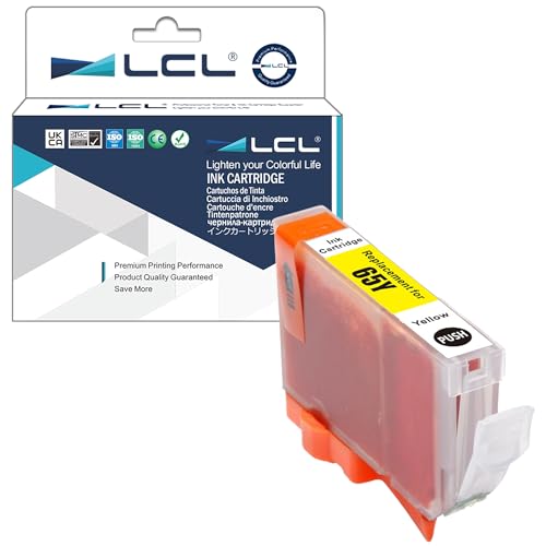 LCL Kompatibel Tintenpatrone CLI65 CLI-65 Y CLI-65Y (Gelb) Kompatibel für Canon PIXMA PRO-200 von LCL