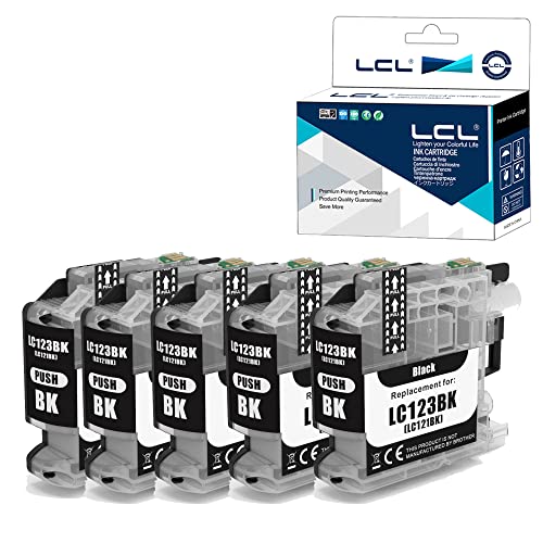 LCL Kompatibel Tintenpatrone LC-221 LC221 LC-223 LC223 XL LC-223BK (5Schwarz) Ersatz für Brother MFC-J4420DW J4620DW J4625DW J5320DW J5620DW J5625DW J5720DW J480DW J680DW J880DW DCP-J4120DW J562DW von LCL