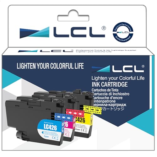 LCL Kompatibel Tintenpatrone LC-426 LC426 LC426BK LC-426BK LC-426C LC-426M LC-426Y (Cyan Magenta Gelb) Kompatibel für Brother MFC-J4335DW MFC-J4340DW MFC-J4535DW MFC-J4540DW von LCL