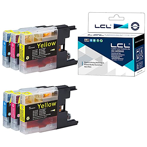 LCL Kompatibel Tintenpatrone LC1220 LC1240 LC1280 LC1240C LC1280C LC1240M LC1280M LC1240Y LC1280Y(2Cyan 2Magenta 2Gelb) Ersatz für Brother MFC-J6910CDW J6710CDW J5910CDW J825N J955DN J955DWN J705D von LCL