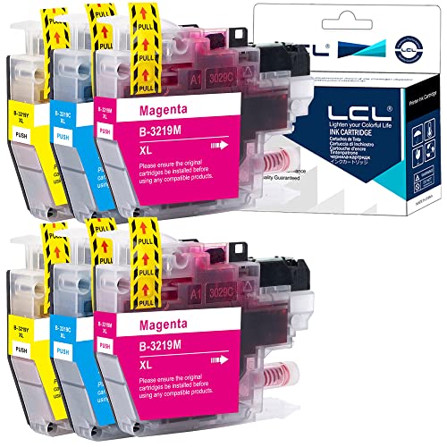 LCL Kompatibel Tintenpatrone LC3217 LC3219 LC-3219XL LC3219XL LC3219XLC LC3219XLM LC3219XLY (6-Stück 2Cyan 2Magenta 2Gelb) Ersatz für Brother MFC-J5330DW MFC-J5335DW MFC-J5730W MFC J5830DW von LCL