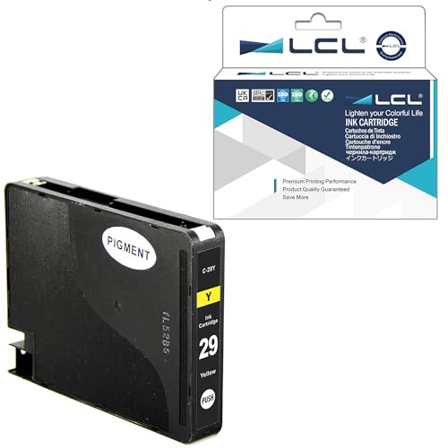 LCL Kompatibel Tintenpatrone PGI-29 PGI-29Y 4875B001 Pigment (1 Gelb) Ersatz für Canon PIXMA PRO-1 von LCL
