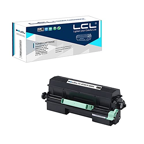 LCL Kompatibel Toner 407340 SP 3600DN SP 3600SF SP 3610SF SP 4510DN SP 4510SF (1Schwarz) Ersatz für Ricoh SP 3600DN SP 3600SF SP 3610SF SP 4510DN SP 4510SF von LCL