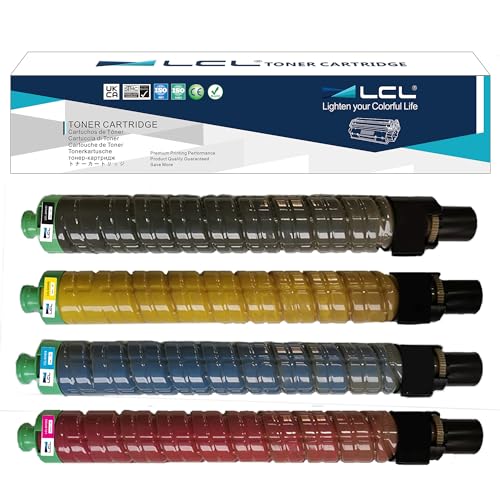 LCL Kompatibel Toner 841651 841652 841653 841654 MP C3002 C3002AD C3502 C3502AD High Yield (Schwarz Cyan Magenta Gelb) Ersatz für Ricoh Aficio MP C 3002 MP C 3002AD MP C 3502MP C 3502AD MP C3002 MP von LCL