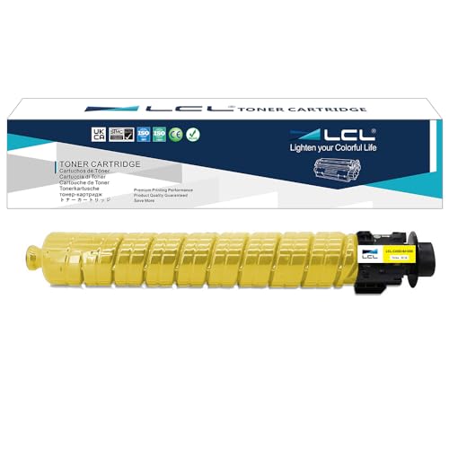 LCL Kompatibel Toner 841854 Aficio Mp C4503 MP C5503 MP C6003 (1Gelb) Ersatz für Ricoh Aficio MP C4503a sp C4503sp C5503a sp C5503sp C6003sp MP-C-4503 MP-C-5503 MP-C-6003 von LCL