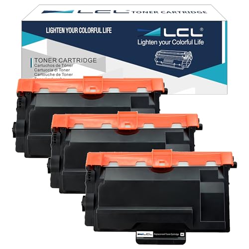 LCL Kompatibel Toner TN3480 TN3430 TN-3480 TN-3430 8000Seiten (3Schwarz) kompatibel für Brother HL-L5000D HL-L5100DN HL-L5200DW HL-L5200DWT HL-L6200DW HL-L6200DWT HL-L6250DW HL-L6300DW HL-L6250DN von LCL