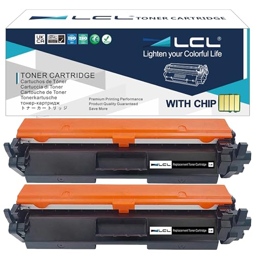 LCL Kompatibel Tonerkartusche 30A CF230A 20A CF220A (2 Schwarz) Ersatz für HP Laserjet Pro M203dn 203dw HP Laserjet Pro MFP M227fdw 227sdn von LCL