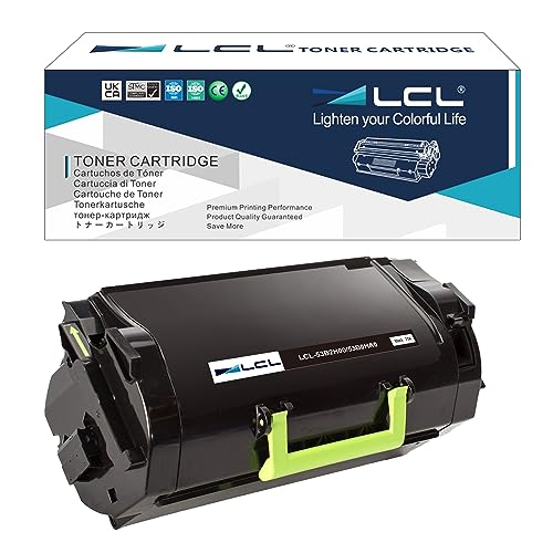 LCL Kompatibel Tonerkartusche 53B2H00 53B0HA0 53B2000 (1 Schwarz) Ersatz für Lexmark MS817 MS817D MS817N MS817DN MS818 MS818DN von LCL
