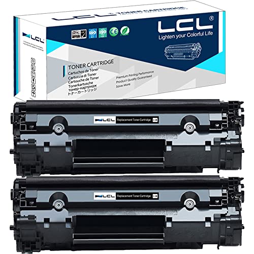 LCL Kompatibel Tonerkartusche 83X 283X CF283X High Yield (2 Schwarz) Ersatz für HP Laserjet /M126A/M126nw/M128fn/M128fp/M128fw MFP M225dn M201dw MFP M225dw MFP M225dw MFP M225dn MFP M127fn von LCL