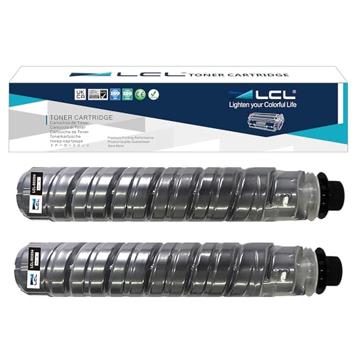 LCL Kompatibel Tonerkartusche 885094 842015 Type 1230D (2Schwarz) Ersatz für Ricoh 2015/2016/2018/2018D/2020/2020D/MP150/MP1600/MP2000 von LCL