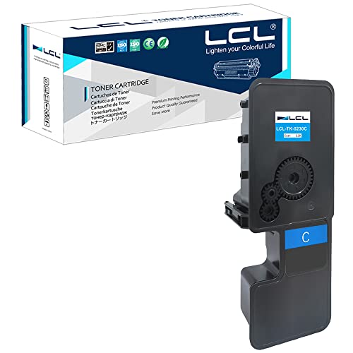 LCL Kompatibel Tonerkartusche TK5230 TK-5230 TK-5230C 1T02R9CNL0 (1Cyan) Ersatz für Kyocera ECOSYS M-5521cdn M-5521cdw P-5021cdn P-5021cdw von LCL