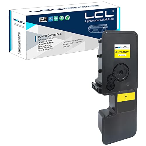 LCL Kompatibel Tonerkartusche TK5240 TK-5240 TK-5240Y 1T02R7ANL0 (1Gelb) Ersatz für Kyocera ECOSYS M-5526cdn M-5526cdw P-5026cdn P-5026cdw von LCL