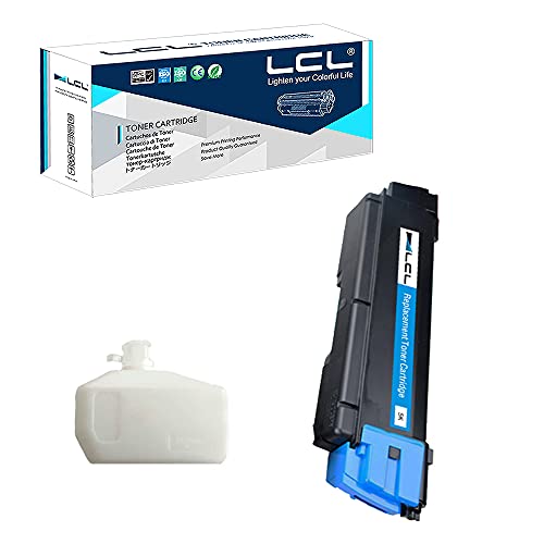LCL Kompatibel Tonerkartusche TK590 TK-590 TK590C TK-590C (1 Cyan) Ersatz für Kyocera ECOSYS M6526cdn P6026cdn M6026cdn M6500 Series M6026cidn M6526cidn M6000 Series FS-C2526MFP 2026MFP Plus 2126MFP von LCL