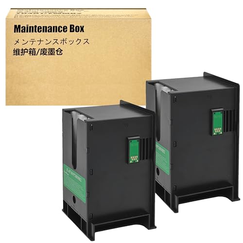 LCL Kompatibel Wartungsbox T6710 C13T671000 2Pack Ersatz für Epson Workforce Pro WP-4000 4015DN 4025DW 4095DN 4500 4515DN 4525DNF 4535DWF 4545DTWF 4595DNF WF-R5190DTW WF-R5190 DW BAM WF-R5690 DTWF LCL Kompatibel Wartungsbox T6710 C13T671000 2Pack Ersatz für Epson Workforce Pro WP-4000 4015DN 4025DW 4095DN 4500 4515DN 4525DNF 4535DWF 4545DTWF 4595DNF WF-R5190DTW WF-R5190 DW BAM WF-R5690 DTWF von LCL