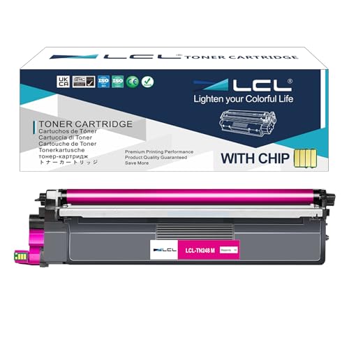 LCL Kompatible Toner TN248 TN-248 TN248M TN-248M (Magenta) Ersatz für Brother DCP-L3520CDW DCP-L3520CDWE HL-L8230CDW MFC-L3740CDW HL-L3220CW MFC-L8390CDW DCP-L3555CDW MFC-L3760CDW DCP-L3560CDW von LCL