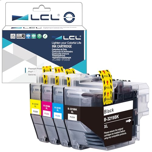 LCL LC3219XL Tintenpatrone Kompatible für Brother LC3219XLBK LC3219XLC LC3219XLM LC3219XLY MFC-J5330DW MFC-J5335DW MFC-J5730DW MFC-J5930DW MFC-J6530DW MFC-J6930DW MFC-J6935DW (KCMY) von LCL