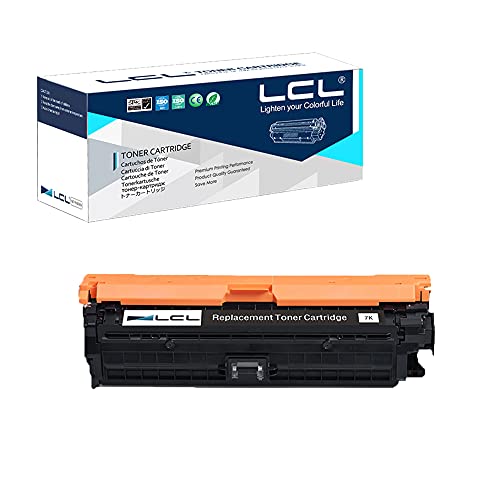 LCL Remanufactured Tonerkartusche CE740A 307A CRG322 CRG-322 (1 Schwarz) Ersatz für HP Color Laserjet CP5225n CP5225dn CP5225 von LCL