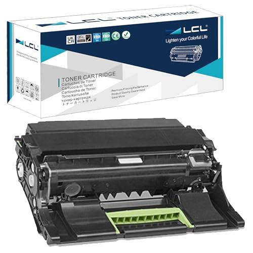 LCL Remanufactured Trommel 500ZA 500Z 50F0ZA0 50F0Z00 (1 Schwarz) kompatibel für Lexmark MS310d/MS310dn/ MX310dn MS410d/MS410dn/MX410de/MS415DN von LCL