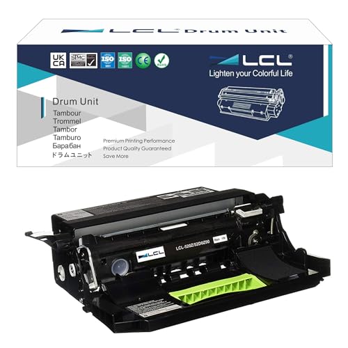 LCL Remanufactured Trommel 520Z 52D0Z00 (1 Schwarz) Kompatibel für Lexmark MX710DE MX710DHE MX711DE MX711DHE MX711DTHE MS710dn MS710n MS711dn MX717DE MX718D MS812DN MS812DTN MS812DTN von LCL