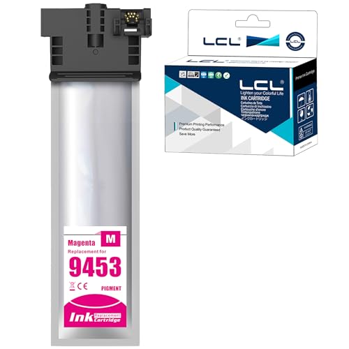 LCL T9453 Magenta Tintenpatrone kompatibel für Epson T9453 Kompatibel für Epson Workforce Pro WF-C5210 WF-C5210DW WF-C5290 WF-C5290DW WF-C5710 WF-C5710DWF WF-C5790 WF-C5790DWF (1-Pack) von LCL