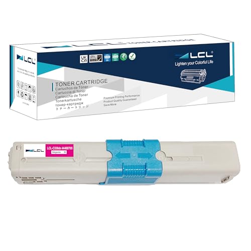 LCL kompatible Tonerkartusche 44469705 für Oki C310dn C330dn C331 C510dn C511 C511dn C530dn C531 C531dn MC351 MC352dn MC361 MC361dn MC362dn MC561 MC561dn mc562 MC562dn (Magenta) von LCL
