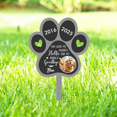 LCMAIT Personalisierte Haustier Gedenk Grabstein, benutzerdefinierte Gravierung Katze Hund mit Blumen Kontur, personalisierte Haustier Grabstein, Hund Katze Gravierung Grabstein LCMAIT Personalisierte Haustier Gedenk Grabstein, benutzerdefinierte Gravierung Katze Hund mit Blumen Kontur, personalisierte Haustier Grabstein, Hund Katze Gravierung Grabstein von LCMAIT
