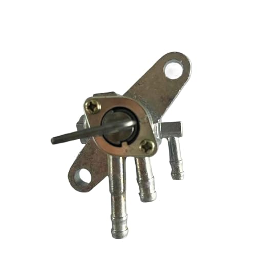 Benzinhahn Schalter Passend für DAX CT70 2 Einlass-Kraftstoff-Pectock-Motorräder, 2 Import-Ölventile, passend für CT70 1969–1970 Gastank Kraftstoff Schalter von LCQSYE