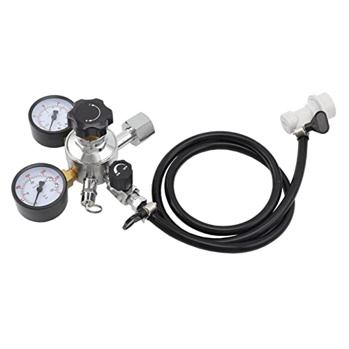 LCQSYE bierbrauset Homebrew Keg CO2 Regulator Bierbrauen Kegerator Regulator Kit Druckminderer(W21.8 with Adapter) von LCQSYE