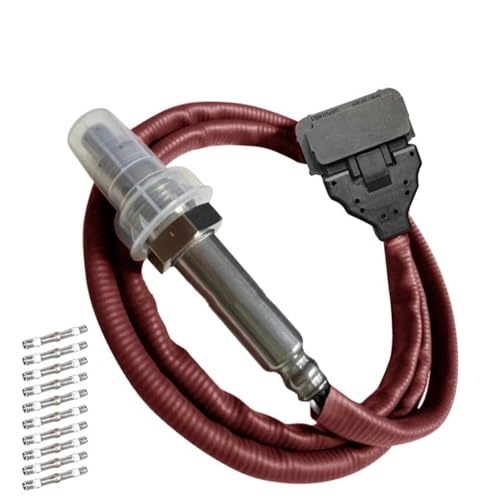 NOx-Sensor‌ 8-Farben-Sonde Stickstoff-Sauerstoff-Sensor Prboe NOX-Sensoren Passend für CUMMINS Passend für BMW Passend für SCANIA Passend für VOLVO Abgassensor NOx‌(Red Probe) von LCQSYE