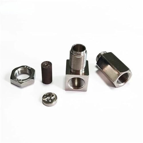 NOx-Sensor‌ Abgaskatalysator-Abstandshalter für Sauerstoffsensor hinten, 90 Grad, Mini-Lambda-O2-Adapter, CEL-Fix, M18 x 1,5, Universal Abgassensor NOx‌ von LCQSYE