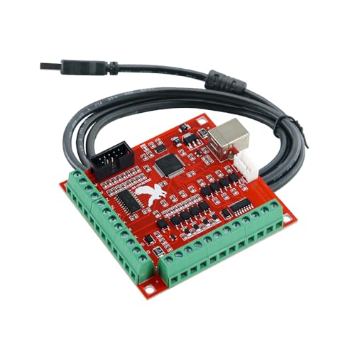 RNR Breakout Board USB MACH3 100Khz 4-Achsen-Interface-Treiber-Motion Controller-Karte Eine Slave-Achse für CNC-Gravierfräser von LCRHLCNC
