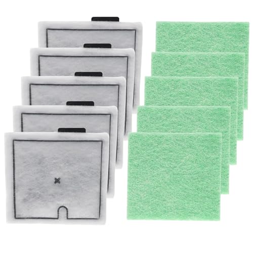 LCUHAVA 10 Stück kompatibel mit internen Kartuschenfilter CF2 wu Monatliches Service-Kit (5 x Filterkartuschen, 5 x Algaway Pads) von LCUHAVA