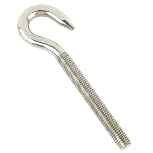 304, eizbolzen aus stahlglas, 14 Stück 304 Edelstahl Augenschraube Bolzen Ring Haken Mehrere Größen(Opening Hook,M4 2pcs) von LCUVIMPEX