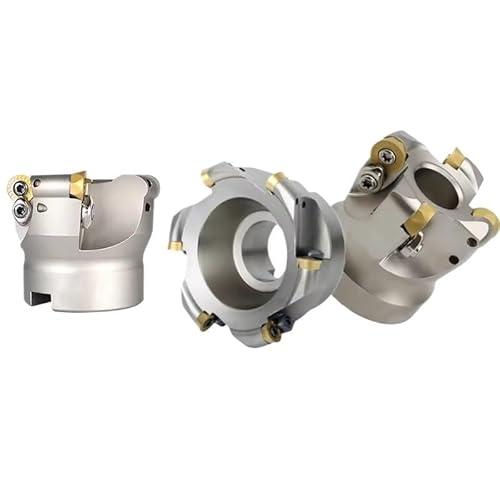 90 Grad Planfräser, 1 stück EMR5R/6R Schnellarbeitsstahl-Planfräserkopf for RPMT-Einsatz Mehrere Größen 40-250mm(EMR6R-100-32-6T) von LCUVIMPEX