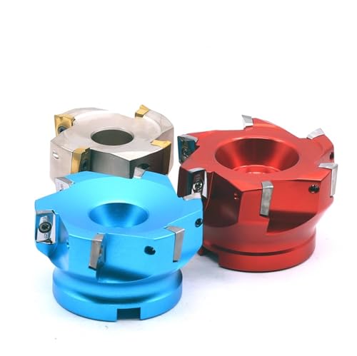 90 Grad Planfräser, Planfräserkopf BAP300R BAP400R mit APKT1604 APMT1135 Hartmetalleinsatz Mehrere Größen(AL-BAP400R80-27-6T) von LCUVIMPEX