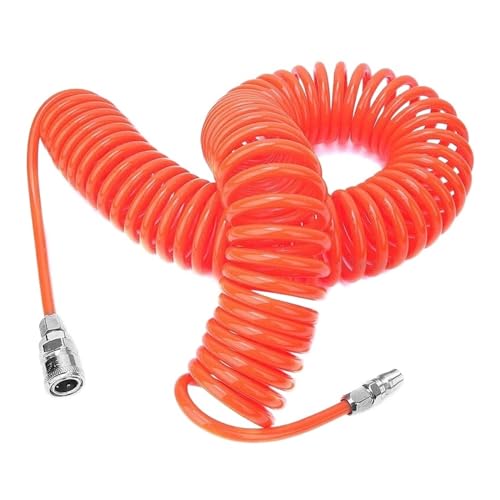 Dann hat der stifler, glaube ich, seine druckluftr Hochdruck-PU-Schlauch for Kompressor und Pneumatik, rot, mehrere Größen, 3–15 m, mit Anschlüssen(6x4 With Connector,12M) von LCUVIMPEX