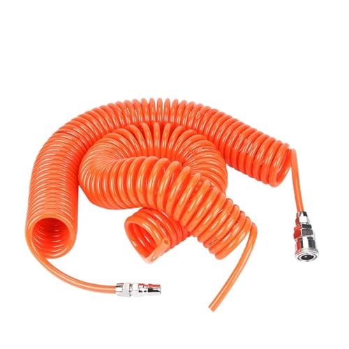 Dann hat der stifler, glaube ich, seine druckluftr PU Pneumatischer Polyurethan-Federspiral-Luftkompressor-Druckschlauch, orange, mehrere Größen, 3–15 Meter(Od8 X Id5 W Joint,9 Meter) von LCUVIMPEX