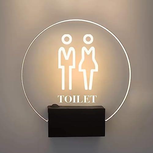 Das zeichen zur acryl; LED Toilette Zeichen Wand-Montiert 7 Zoll Acryl for Office Home Business Tür Wand Das zeichen zur acryl; LED Toilette Zeichen Wand-Montiert 7 Zoll Acryl for Office Home Business Tür Wand von LCUVIMPEX