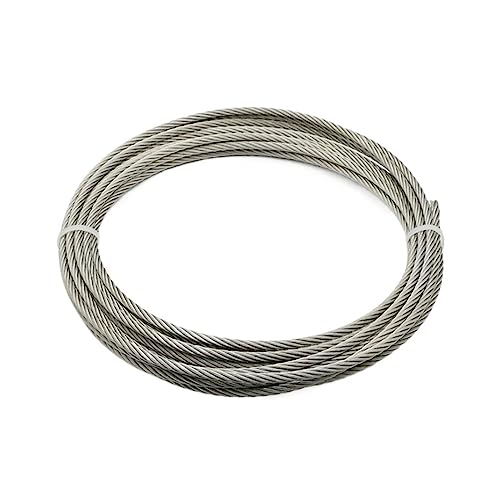 Edelstahlseil, Edelstahl-Drahtseil, 7 x, Konstruktion, 5 m, mehrere Durchmesser(Diameter 1.5mm) von LCUVIMPEX