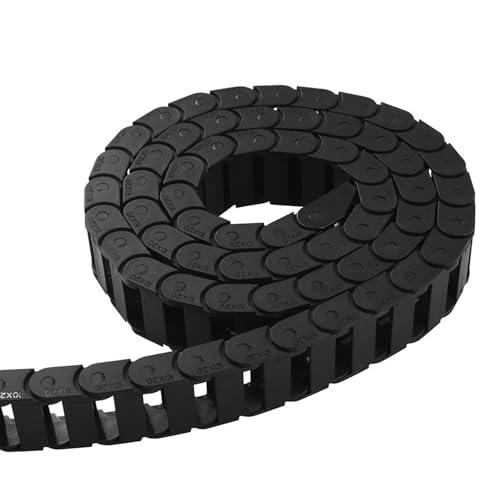 Elektrische drahtschalter ketten Nylon-Kabelschleppkette mit Endverbindern, 1 Meter, mehrere Größen(R38 10X10mm) von LCUVIMPEX