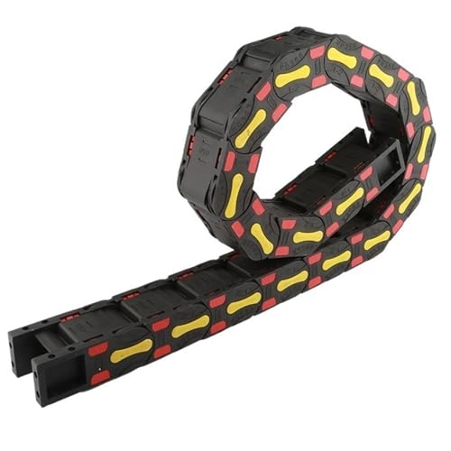 Elektrische drahtschalter ketten Nylon-Schleppkette, Öffnungskabelkette R100 CNC-Fräser, mehrere Größen, 1 Meter, mit Endverbinder(65x175mm) von LCUVIMPEX