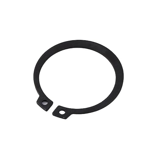 Externe Sicherungsringe 10 Stück Externe Sicherungsringe C-Clip Sicherungsring for Wellenlager Mehrfarbig Mehrere Größen(Black,72) von LCUVIMPEX