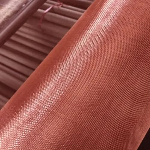 Gewebte Kupferdraht-Filtergewebe, Filtergewebe-Sieb Elektromagnetische Abschirmung, Strahlenschutz Kupferdrahtgeflecht(Purple1x1m,60 mesh) von LCUVIMPEX